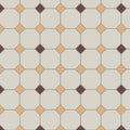 Beige and terracotta diamond patterned vintage style York Brown Dover White and Old London floor tile