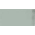 A sleek matte-finished rectangular glass tile in muted sage green yucon clear glass 200 x 98mm