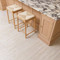 Zahara Porcelain Matt beige stone-effect tile