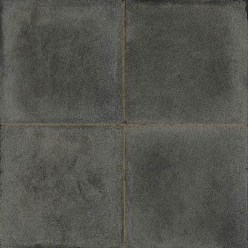 Zayda Black Matt Vitrified Ceramic 450x450mm