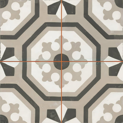 Zayda Grey Matt Vitrified Ceramic 450x450mm