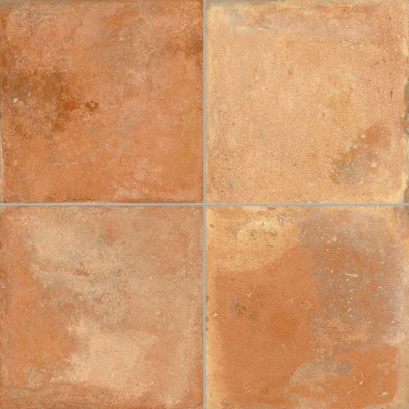 Zayda Rustic Terracotta Matt Vitrified Ceramic 450x450mm
