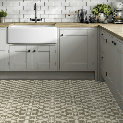 Zayda Sage Matt Vitrified Ceramic 450x450mm