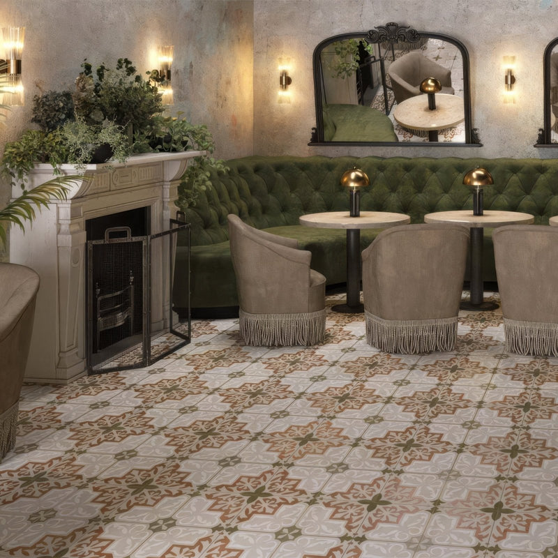 Zayda Terracotta Matt Vitrified Ceramic 450x450mm