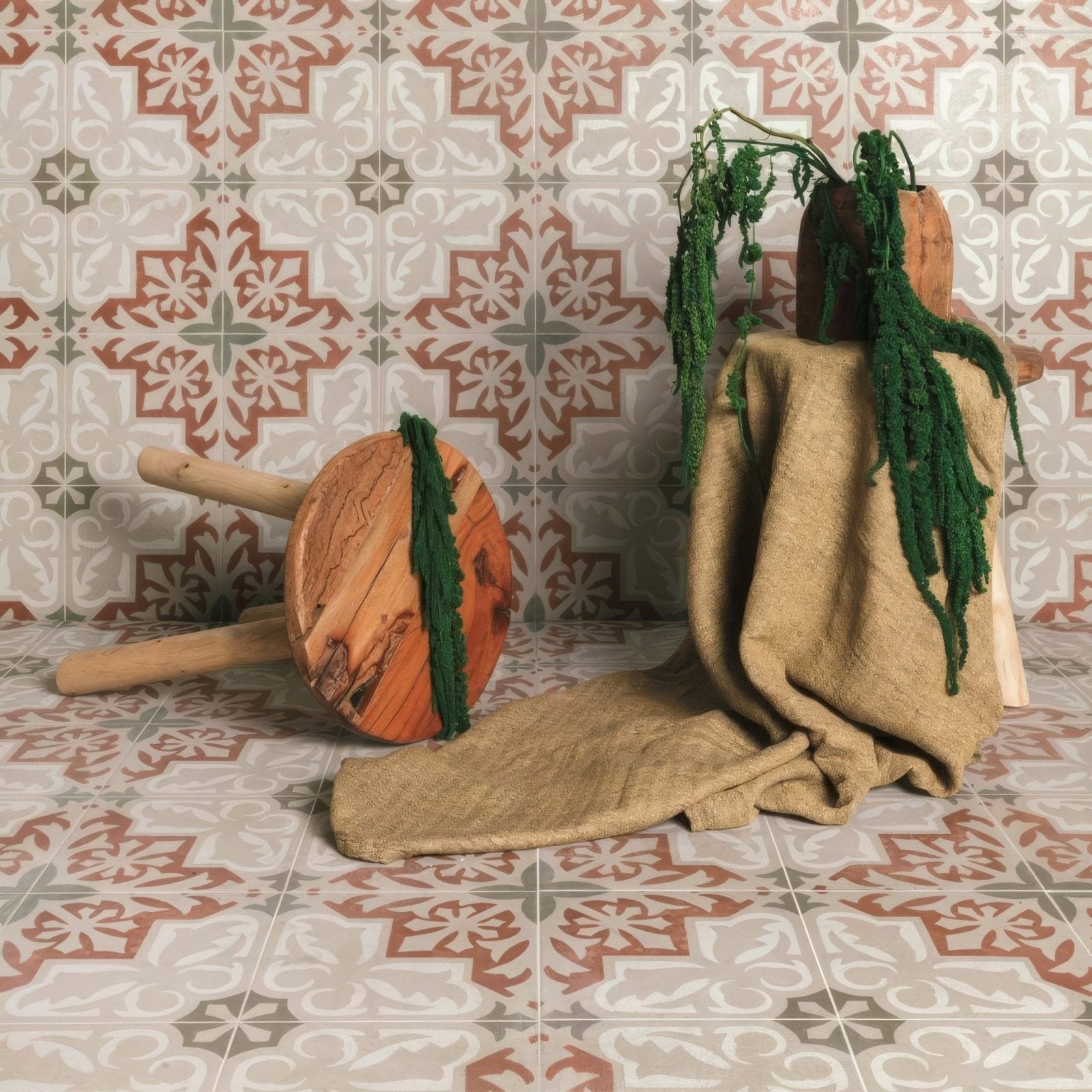 Zayda Terracotta Matt Vitrified Ceramic 450x450mm from Hyperion Tiles