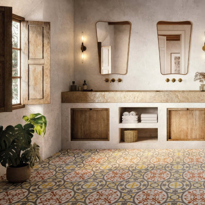 Zayda Yellow Multi Matt Vitrified