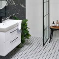 Zen Marble Grand Basket Weave Mosaic – detail view 5