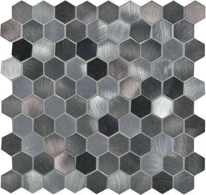 Zenith Silver Aluminium Mosaic