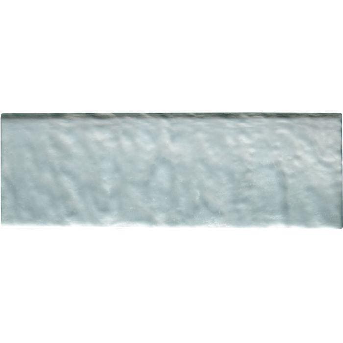 Amalthea Eclipse rectangular gray tile with textured metallic sheen and slightly uneven surface for modern interiors