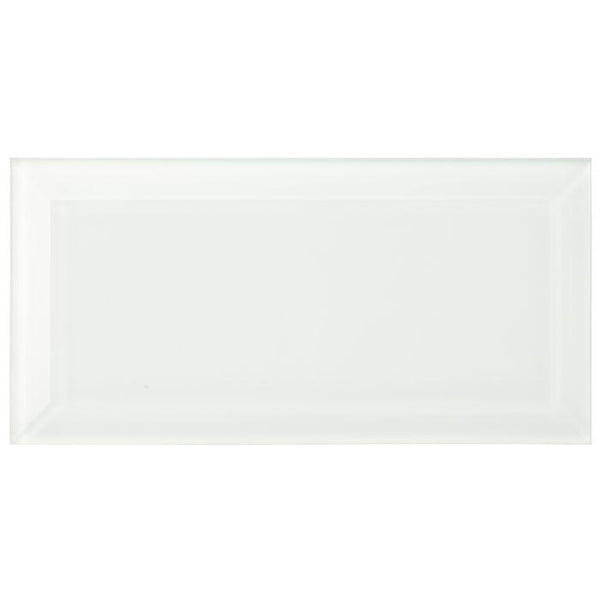 Arctic Clear Bevel Glass 20 x 10cm Wall Tile