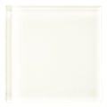 Arctic clear glass 100 x 100mm clear glass tile with smooth slightly frosted surface and rounded edges