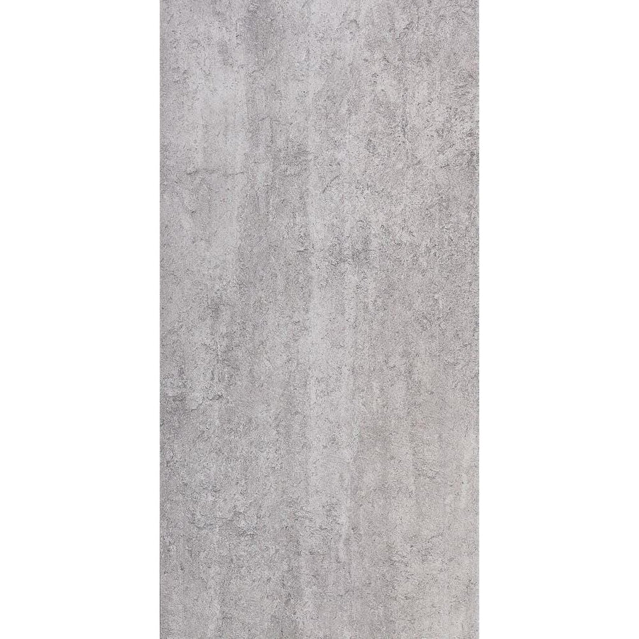 Atrium marte grafito gray concrete-effect tile with textured mottled surface for flooring and walls