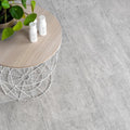 Gray stone-effect atrium marte gris floor tiles with subtle veining and matte finish for indoor use