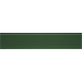 Dark green glossy rectangular tile made of avon clear glass brick measuring 398 x 80mm
