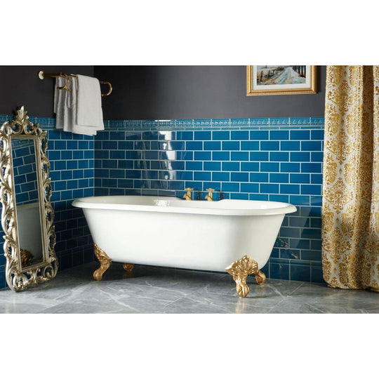 Baroque Blue Skirting Tile - alternate view