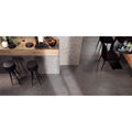 Gray concrete floor tiles boost smoke matt 60 x 60cm with subtle texture and matte finish