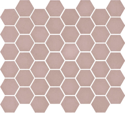 Brasserie Glass Pink Mosaic - Hyperion Tiles