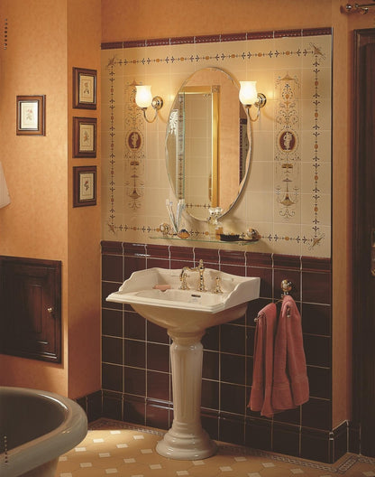 Cameo Carousel 5 - Tile Set (With Harp) On County White