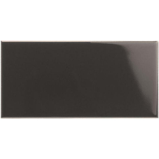 Charcoal Grey Half Tile - alternate view