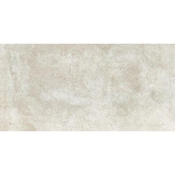 Beige textured ceramic tile codec white matt 30 x 60cm with a subtle mottled finish for wall and floor use