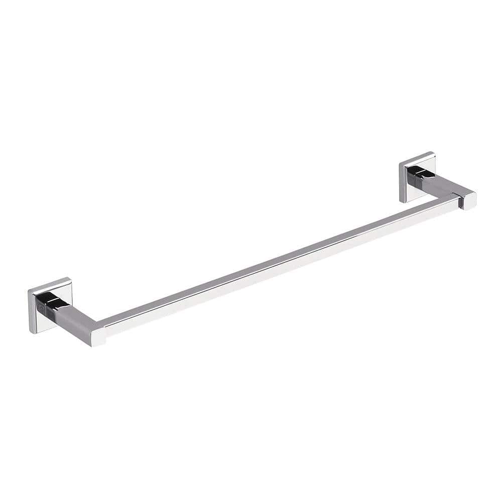 Colorado towel rail 45cm chrome featuring a sleek modern design and chrome finish rectangular towel rack