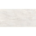 Crema delicato polished porcelain tiles with white marble look and subtle gray veining for elegant flooring