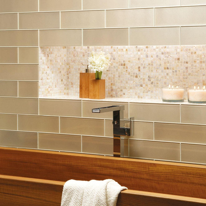 Dionysus Metallic Glass 300 x 100mm