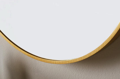 Docklands Round Mirror 60cm Brushed Brass