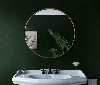 Docklands Round Mirror 60cm Brushed Brass