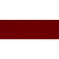 Ebro clear glass rectangular tile 300 x 100mm in solid deep burgundy with a smooth glossy finish