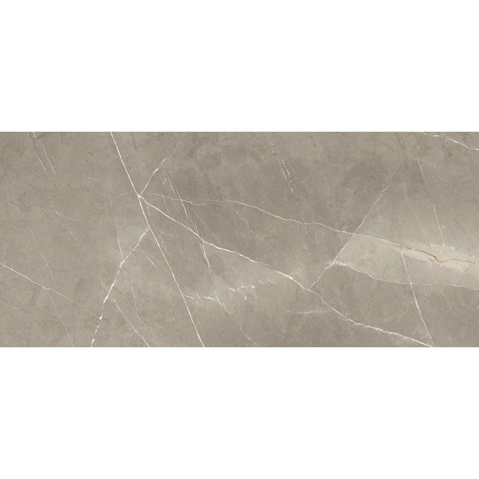 Energy stone pietragrey taupe gray stone tile with subtle white veining in 30 x 60cm size