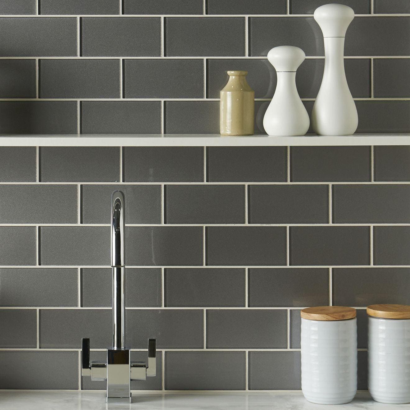 Modern chrome erebos metallica brick faucet with sleek minimalist design and dual handles for precise control