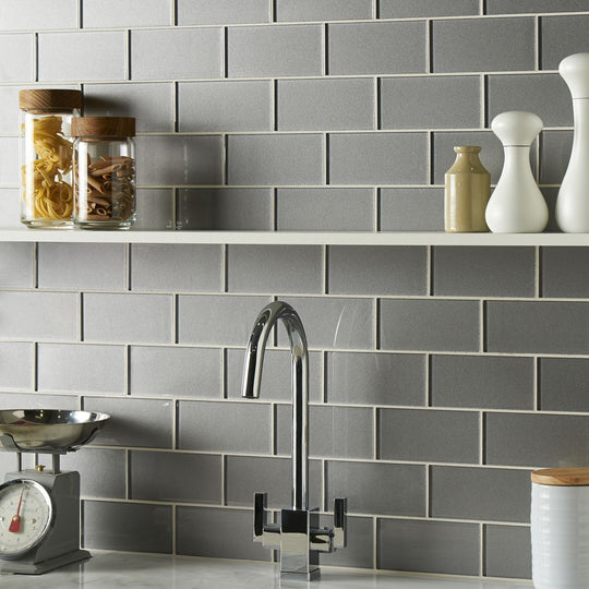 Erebos Metallic Brick 15.2 x 7.5cm Wall Tile