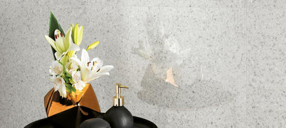 Gemstones Terrazzo White