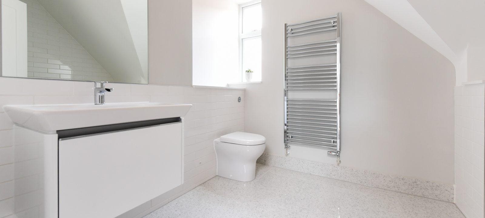 Gemstones Terrazzo White