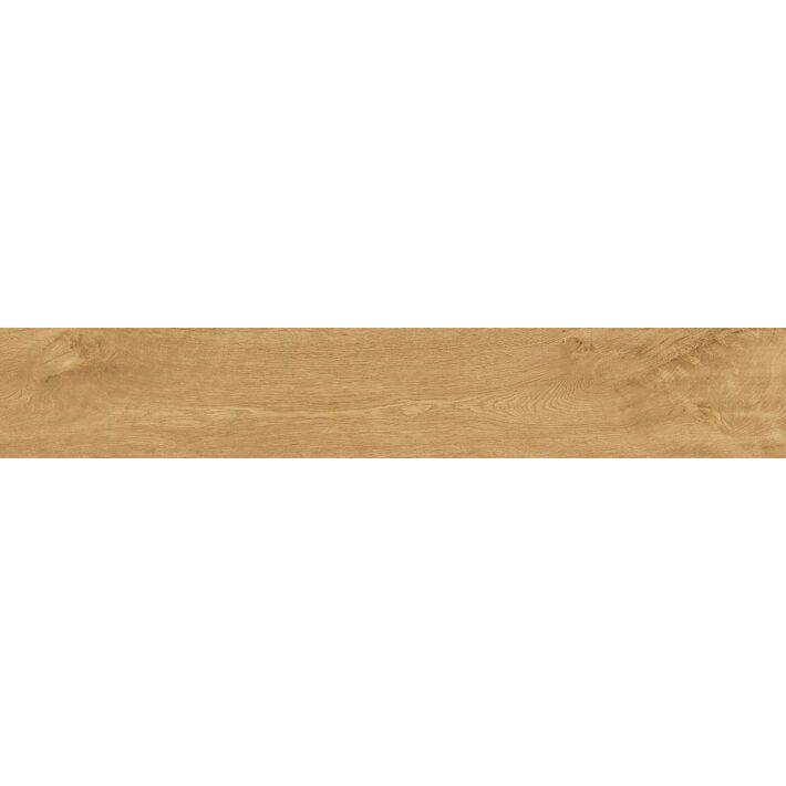 Heartwood malt matt wooden plank in light oak with natural grain pattern measuring 20 by 120cm