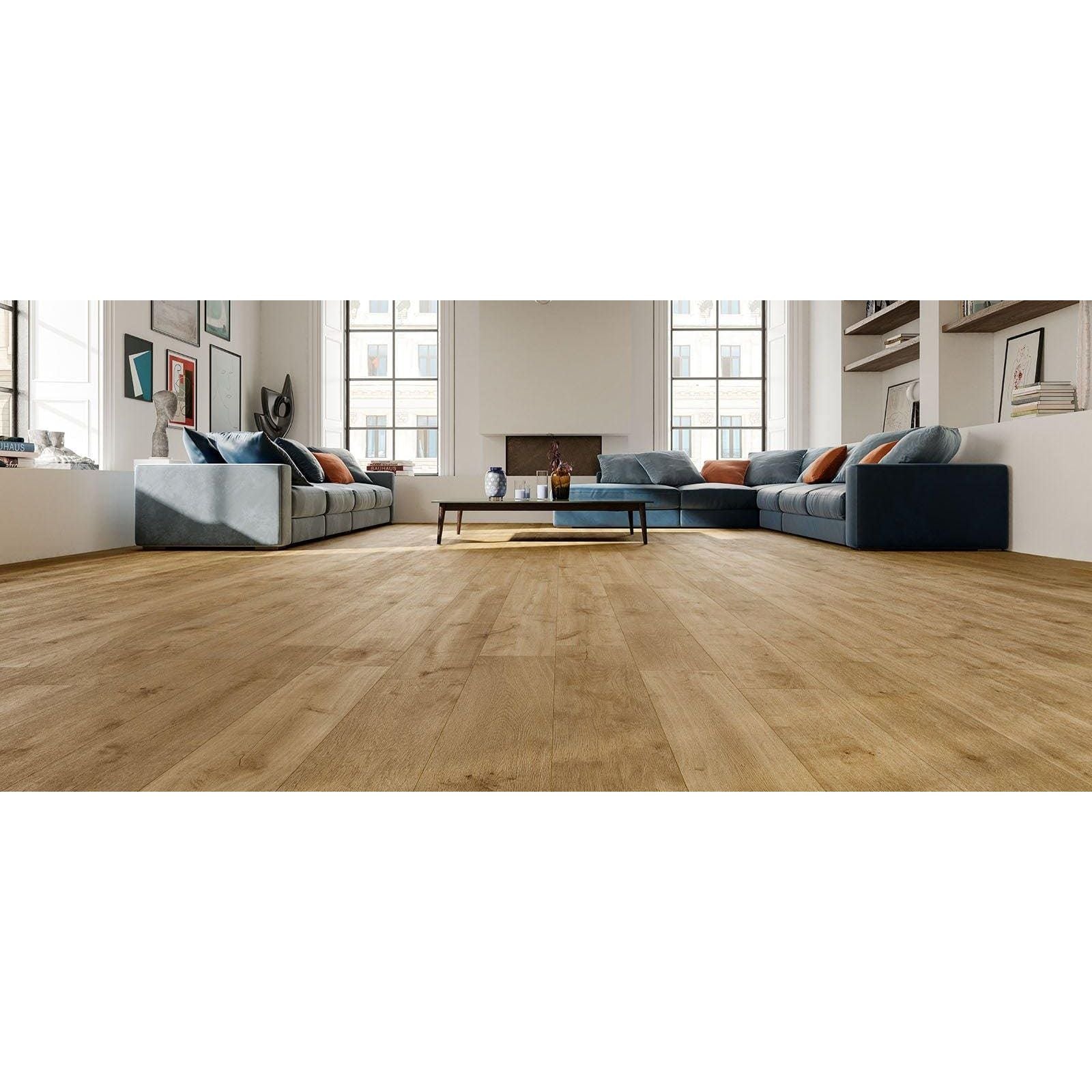 Heartwood malt matt 20 x 120cm light oak hardwood flooring with natural wood grain pattern