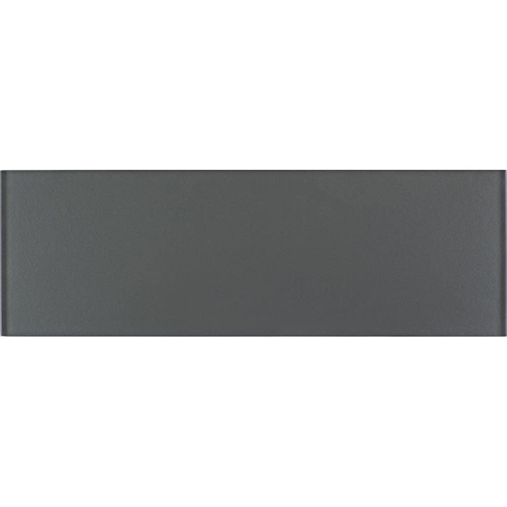 A sleek matte-finished dark gray rectangular metal panel from hermes metallica for modern interior use