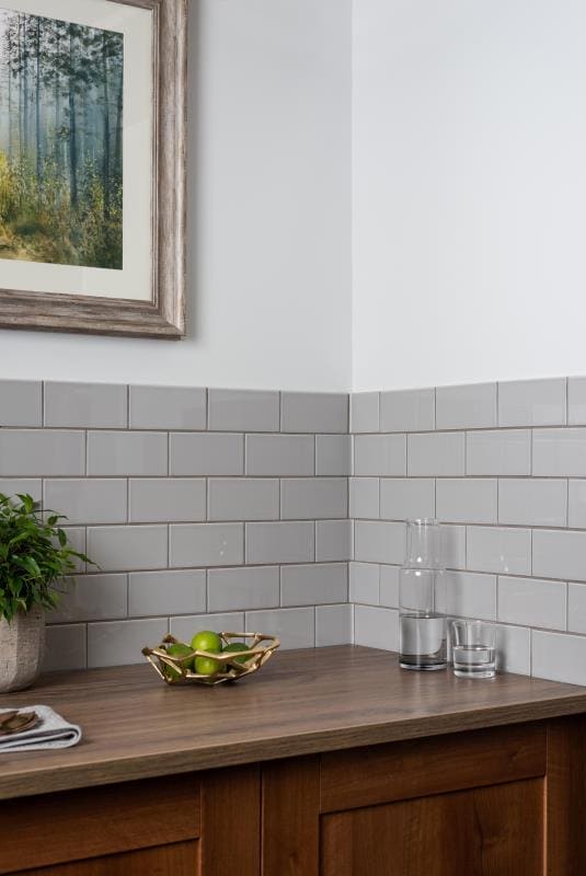 Internal Half Tile Wrapping Piece Westminster Grey