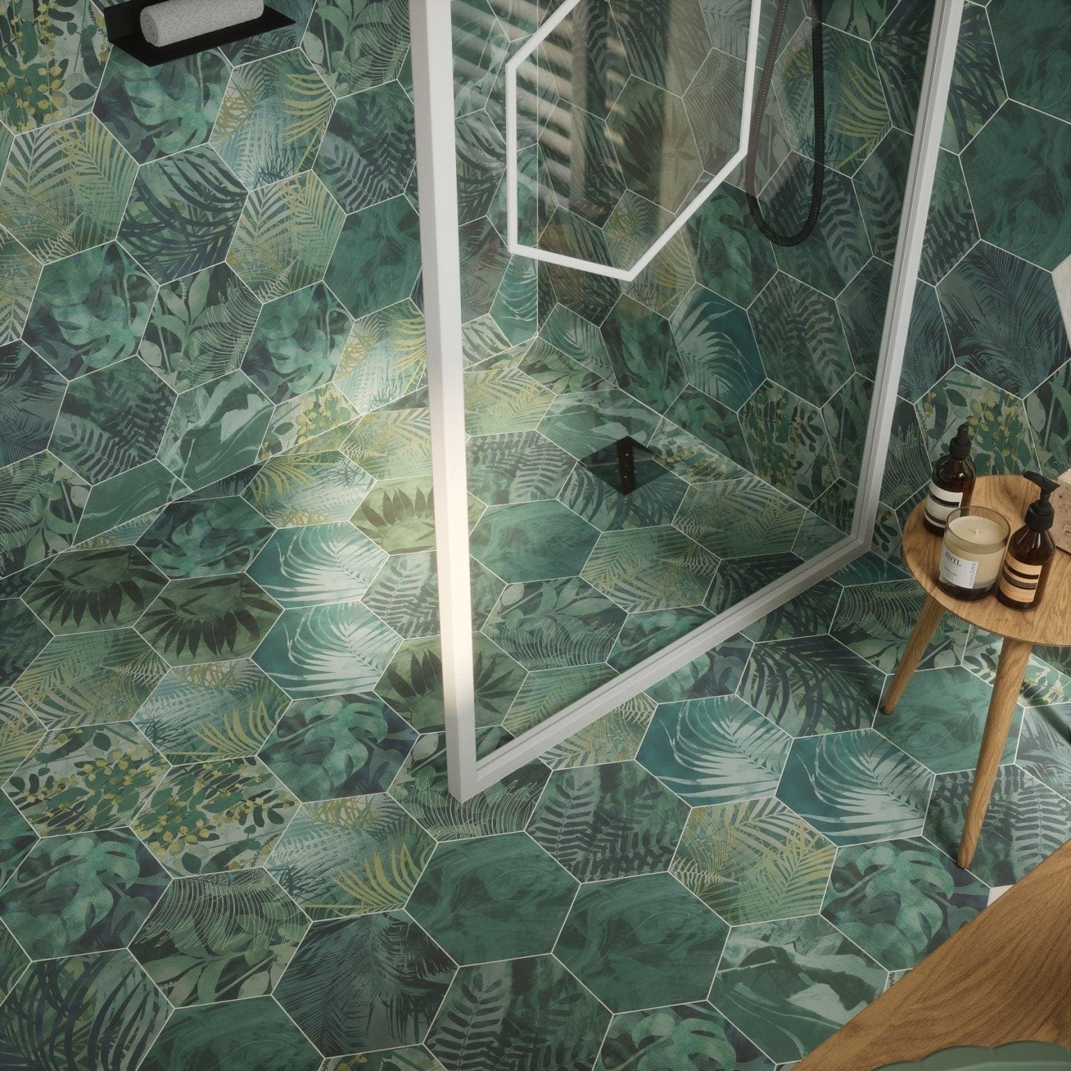 Jungle Hexagon Porcelain By Clarissa Hulse