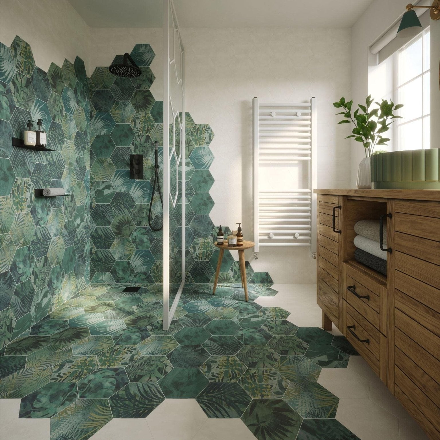 Jungle Hexagon Porcelain By Clarissa Hulse