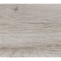 Landes Gris gray wood-grain laminate flooring with subtle natural grain patterns and faint knots