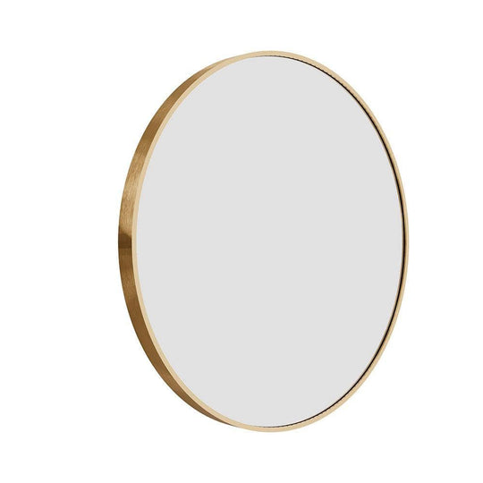 Lomax Round Mirror 60cm Gold - alternate view