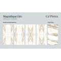 Magnifique porcelain oro tiles with polished finish and elegant beige and cream veining patterns