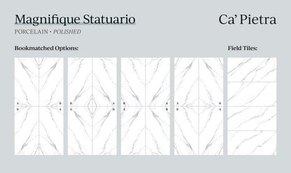 Magnifique Porcelain Statuario