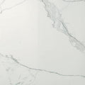 Marvel calacatta extra lappato 60 x 60cm white marble tile with subtle gray veining and glossy finish