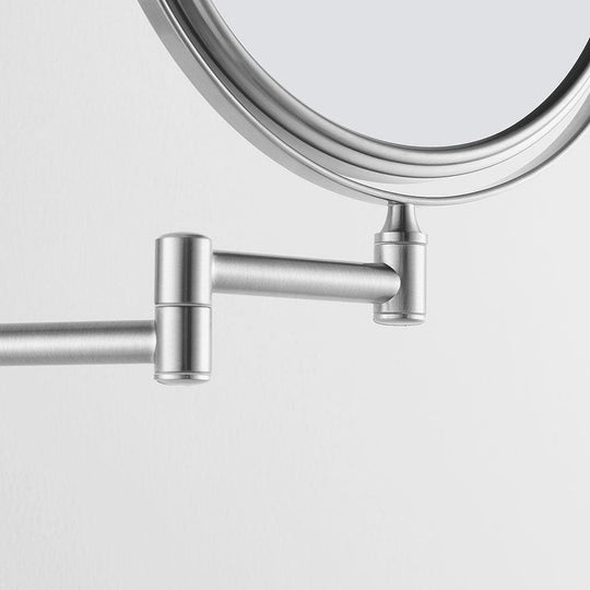 Mason Reversible 5X Magnifying Wall Mirror Brushed Nickel - alternate view