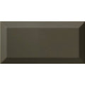 A sleek matte finished rectangular tile in muted taupe with subtle depth from the metro dark grey gloss collection