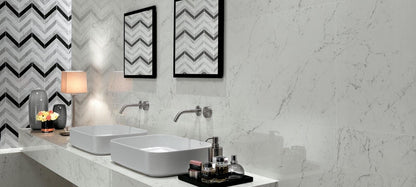 Minoli Wall &amp; Floor Tiles 30 x 60 x 0.9cm Marvel Carrara Pure Matt 30 x 60cm