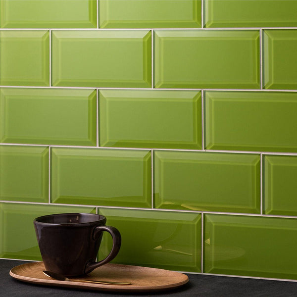 Mohaka Clear Bevel Glass 20 x 10cm Wall Tile